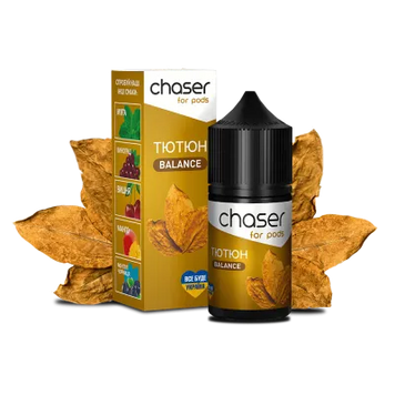 Рідина Chaser Tobacco Balance (Тютюн, 15 мг, 30 мл) 81213 Фото Інтернет магазину Кальянів - Вейпикс