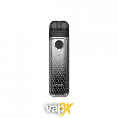 Smok Novo 4 Mini 900 Silver Black Cobra (Серебристо-Черный, с картриджем) Многоразовый POD 435 Фото Інтернет магазину Кальянів - Вейпикс