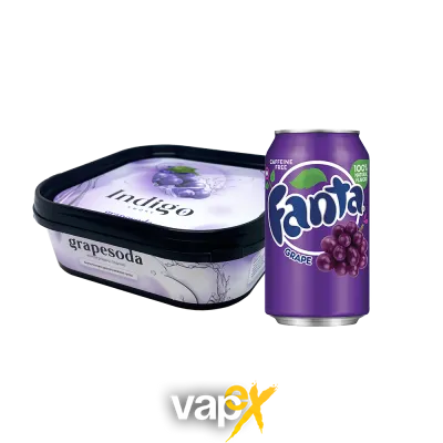 Кальянная чайная смесь Indigo Smoke Grapesoda (Виноградная содовая, 100 г)   9684 Фото Інтернет магазину Кальянів - Вейпикс