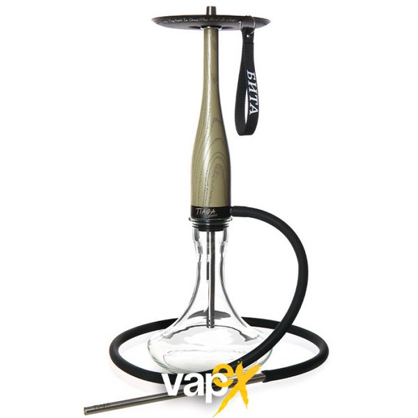 Кальян Tiaga Hookah Бита Khaki на колбі Craft Clear 70 см 67346 Фото Інтернет магазина Кальянів - Вейпікс