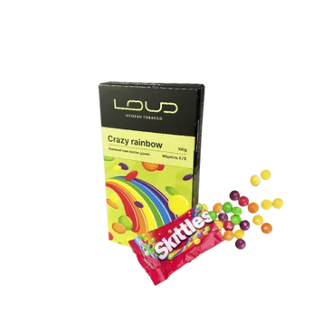 Табак Loud Crazy rainbow (Крейзи Рейнбоу, 100 г)   20763 Фото Інтернет магазину Кальянів - Вейпикс