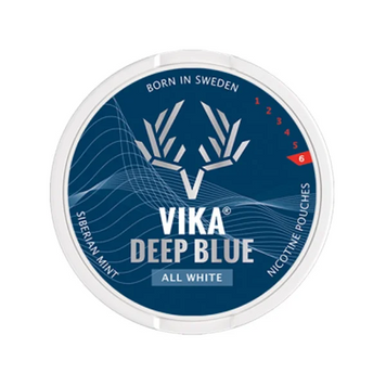 Снюс Vika deep Blue All white 08866 Фото Інтернет магазина Кальянів - Вейпікс