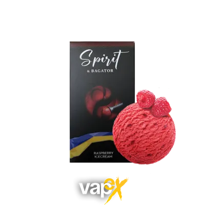 Тютюн Spirit Bagator Raspberry Icecream (Малина Пломбір, 40 г)   18813 Фото Інтернет магазина Кальянів - Вейпікс