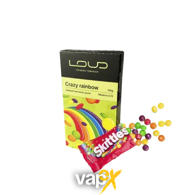 Тютюн Loud Crazy rainbow (Крейзі Рейнбоу, 100 г)   20763 Фото Інтернет магазина Кальянів - Вейпікс