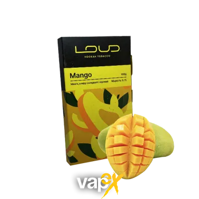 Тютюн Loud Mango (манго, 100 г)   8277 Фото Інтернет магазина Кальянів - Вейпікс