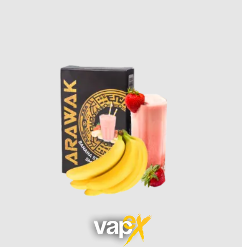 Тютюн Arawak Light Banana Strawberry Smoothie (Банан полуниця, 40 г)  9537 Фото Інтернет магазина Кальянів - Вейпікс