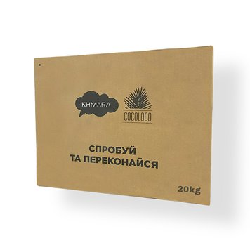 Кокосове вугілля оптом Khmara Cocoloco 20 кг 3089 Фото Інтернет магазину Кальянів - Вейпикс