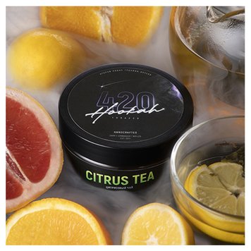 Тютюн 420 Citrus Tea (Цитрусовий Чай, 100 г) 5112 Фото Інтернет магазина Кальянів - Вейпікс