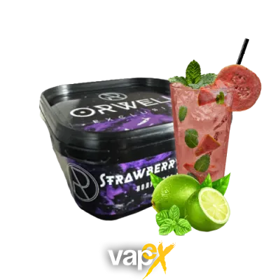 Табак Orwell Strong Strawberry Mojito (Клубничный Мохито, 200 г)   21114 Фото Інтернет магазину Кальянів - Вейпикс