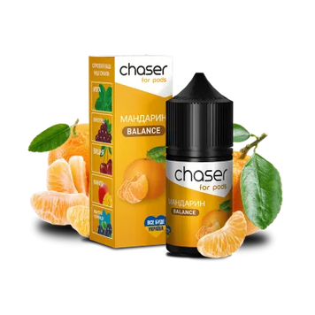 Жидкость Chaser Tangerine Balance (Мандарин, 50 мг, 30 мл) 67865 Фото Інтернет магазину Кальянів - Вейпикс