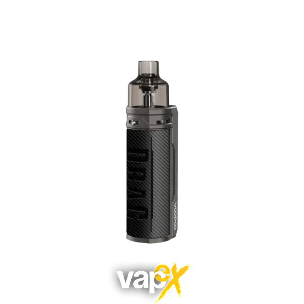 Voopoo Drag X 800 Mod Kit Carbon Fiber (Чорний, з картриджем) 36754 Фото Інтернет магазина Кальянів - Вейпікс