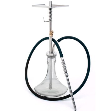 Кальян Trumpet Hookah Wolf Silver 60 см 686 Фото Інтернет магазину Кальянів - Вейпикс