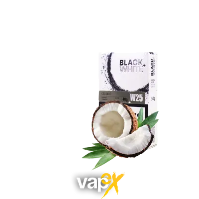 Тютюн Black&White Coconut (кокос, 40 г)   9874 Фото Інтернет магазина Кальянів - Вейпікс