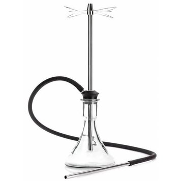 Кальян Tiaga Hookah Orbita Silver на колбі Candy Clear 65 см 3338 Фото Інтернет магазина Кальянів - Вейпікс