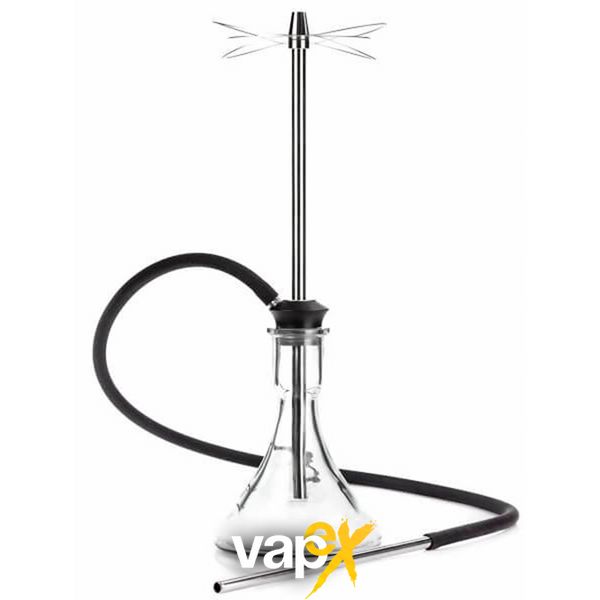 Кальян Tiaga Hookah Orbita Silver на колбі Candy Clear 65 см 3338 Фото Інтернет магазину Кальянів - Вейпикс