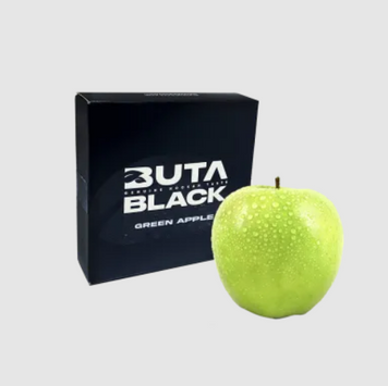 Табак Buta Black Green Apple (Зеленое яблоко, 100 г) 9960 Фото Інтернет магазину Кальянів - Вейпикс