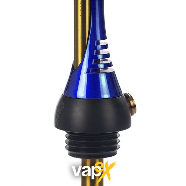 Кальян Alpha Hookah Model S Replica Blue з колбою Drop Clear 45 см 2521 Фото Інтернет магазину Кальянів - Вейпикс