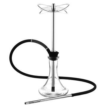 Кальян Tiaga Hookah Orbita Silver на колбі Craft Clear 65 см 3230 Фото Інтернет магазину Кальянів - Вейпикс