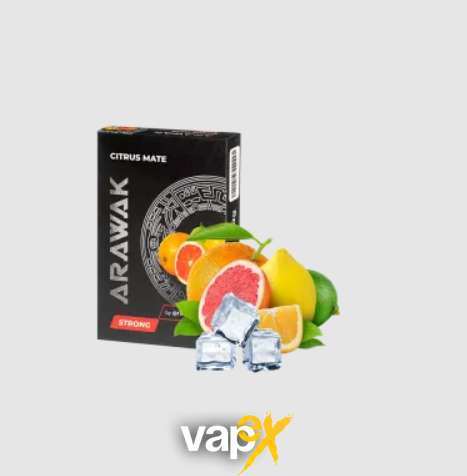 Табак Arawak Strong Citrus mate (Цитрус микс лёд, 40 г)  9624 Фото Інтернет магазину Кальянів - Вейпикс