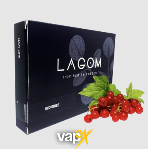 Тютюн Lagom Navy Red Ribes (Червона смородина, 200 г) 22490 Фото Інтернет магазина Кальянів - Вейпікс