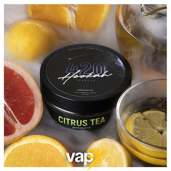 Табак 420 Citrus Tea (Цитрусовый Чай, 250 г) 6546 Фото Інтернет магазину Кальянів - Вейпикс