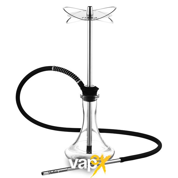 Кальян Tiaga Hookah Orbita Silver на колбі Craft Clear 65 см 3230 Фото Інтернет магазина Кальянів - Вейпікс