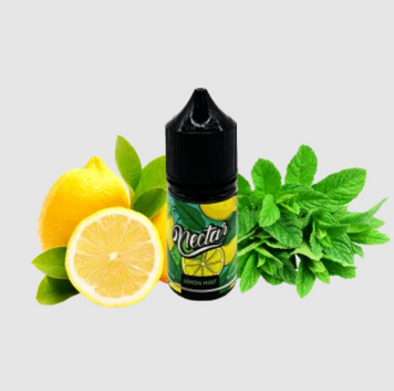 Рідина Nectar Lemon mint (Лимон М'ята, 50 мг, 30 мл) 22698 Фото Інтернет магазина Кальянів - Вейпікс