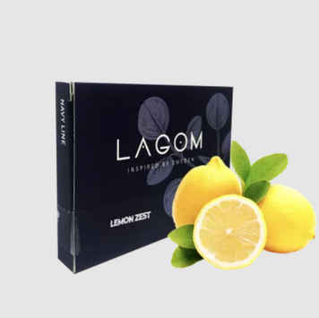 Тютюн Lagom Navy Lemon Zest (Лимон, 40 г) 22454 Фото Інтернет магазина Кальянів - Вейпікс