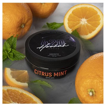 Тютюн 420 Citrus Mint (Цитрус М'ята, 40 г) 18147 Фото Інтернет магазина Кальянів - Вейпікс