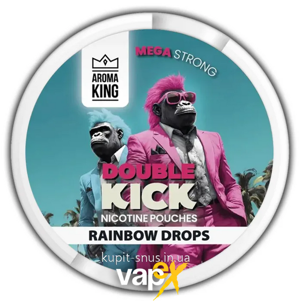 Снюс Aroma King NoNic Rainbow Drops 50 мг 345783 Фото Інтернет магазина Кальянів - Вейпікс