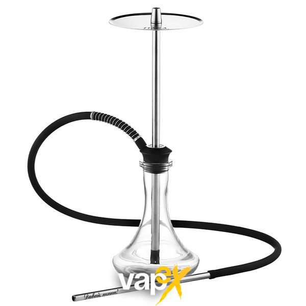 Кальян Tiaga Hookah Classic Silver на колбі Craft Clear 65 см 3231 Фото Інтернет магазину Кальянів - Вейпикс