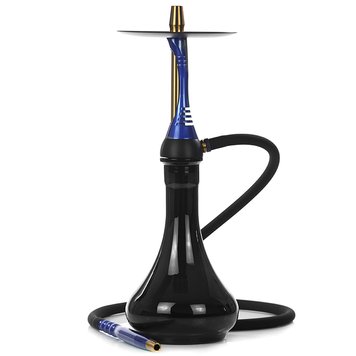 Кальян Alpha Hookah Model S Replica Blue з колбою Cloud Black 45 см 2524 Фото Інтернет магазину Кальянів - Вейпикс