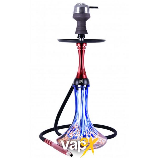 Кальян Alpha Hookah Model X Replica RED КОМПЛЕКТ 78655 Фото Інтернет магазину Кальянів - Вейпикс