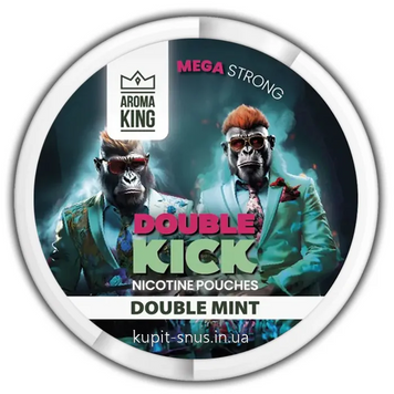 Снюс Aroma King NoNic Double Mint 50 мг 346309 Фото Інтернет магазина Кальянів - Вейпікс