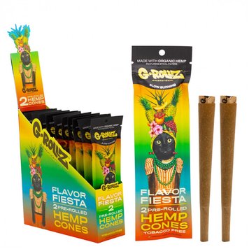 Бумага для самокруток G-ROLLZ - 2x Multifruit Flavored Pre-Rolled Hemp Cones 90687 Фото Інтернет магазина Кальянів - Вейпікс