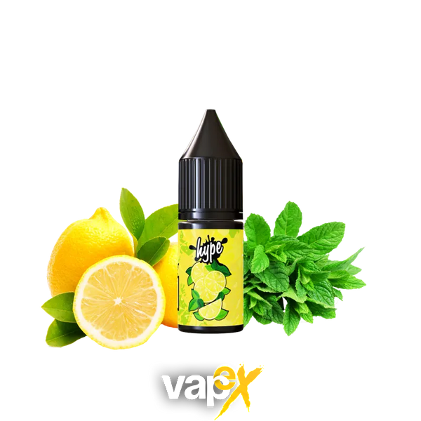 Рідина Hype Salt Lemon Mint (Лимон М'ята, 50 мг, 10 мл) 184557 Фото Інтернет магазина Кальянів - Вейпікс