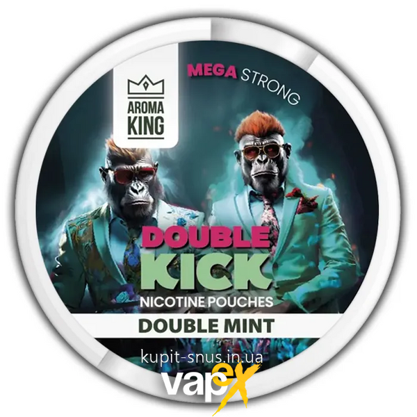 Снюс Aroma King NoNic Double Mint 50 мг 346309 Фото Інтернет магазину Кальянів - Вейпикс