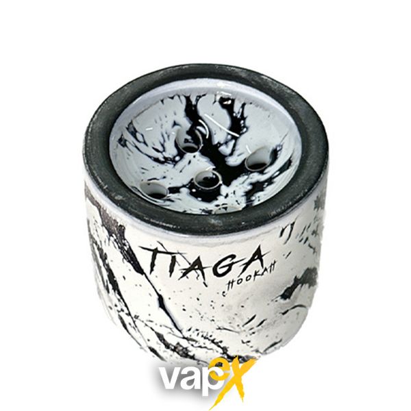 Чаша Tiaga Hookah White Hurricane 4452 Фото Інтернет магазину Кальянів - Вейпикс