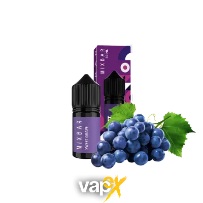 Жидкость Mix Bar Salt Sweet Grape (Сладкий Виноград, 65 мг, 30 мл) 21322 Фото Інтернет магазину Кальянів - Вейпикс