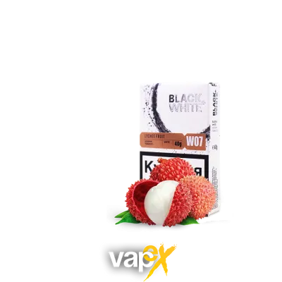 Табак Black&White Lychee fruit (личи, 40 г)   9856 Фото Інтернет магазину Кальянів - Вейпикс