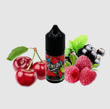 Рідина Nectar Cherry black currant raspberry (Смородина вишня Малина, 50 мг, 30 мл) 22702 Фото Інтернет магазина Кальянів - Вейпікс