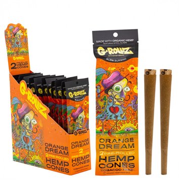 Бумага для самокруток G-ROLLZ - 2x Passion Fruit Flavored Pre-Rolled Hemp Cones 34721 Фото Інтернет магазина Кальянів - Вейпікс