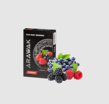 Табак Arawak Strong For rest berries (Ягодный микс, 40 г)  9625 Фото Інтернет магазину Кальянів - Вейпикс