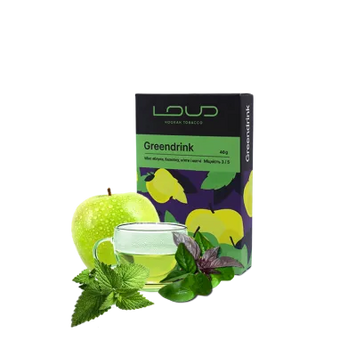 Тютюн Loud Greendrink (Гріндрінк, 40 г)   8300 Фото Інтернет магазина Кальянів - Вейпікс