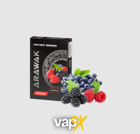 Табак Arawak Strong For rest berries (Ягодный микс, 40 г)  9625 Фото Інтернет магазину Кальянів - Вейпикс