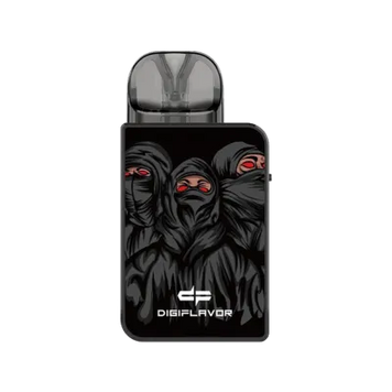 GeekVape Digiflavor Digi-U 1000 Ninja dark (Чорний, з картриджем) Багаторазовий POD 05971 Фото Інтернет магазина Кальянів - Вейпікс