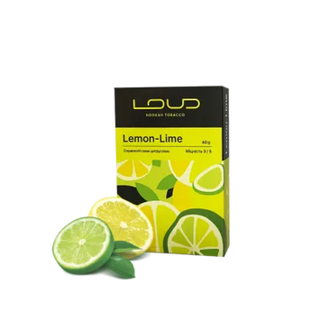 Тютюн Loud Lemon lime (Лимон Лайм, 40 г)   19036 Фото Інтернет магазина Кальянів - Вейпікс