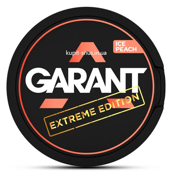 Снюс Garant Extreme Ice Peach 59579 Фото Інтернет магазина Кальянів - Вейпікс