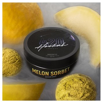 Тютюн 420 Melon Sorbet (Диня сорбет, 100 г) 6756 Фото Інтернет магазина Кальянів - Вейпікс