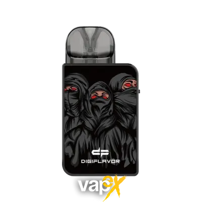 GeekVape Digiflavor Digi-U 1000 Ninja dark (Чорний, з картриджем) Багаторазовий POD 05971 Фото Інтернет магазина Кальянів - Вейпікс